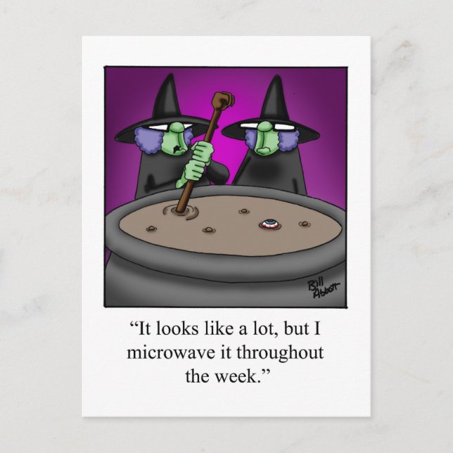 Halloween Humour Postcard  (Front)