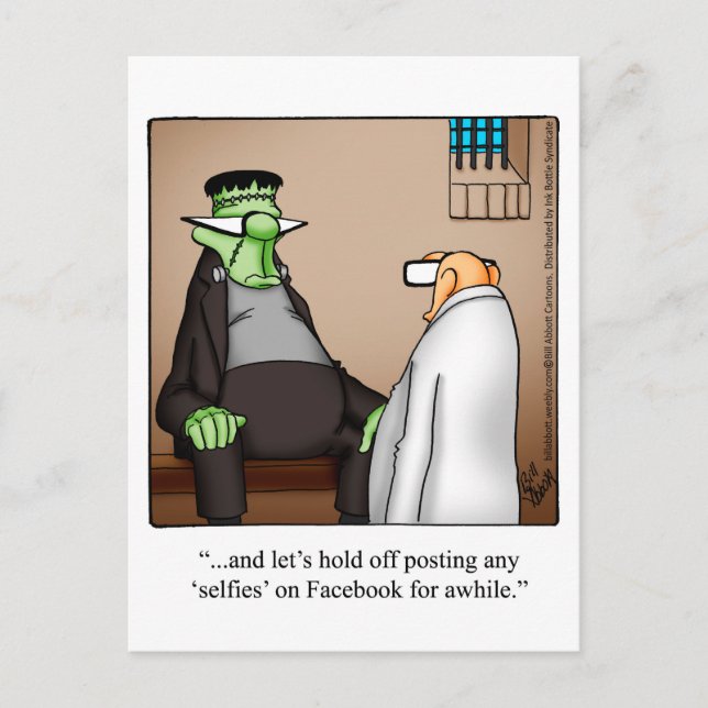 Halloween Humour Postcard  (Front)