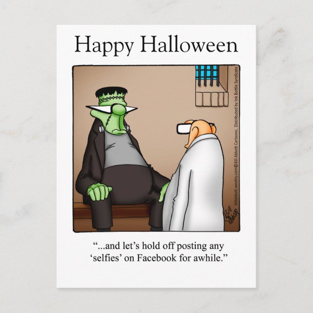 Halloween Humour Postcards "Spectickles" (Front)