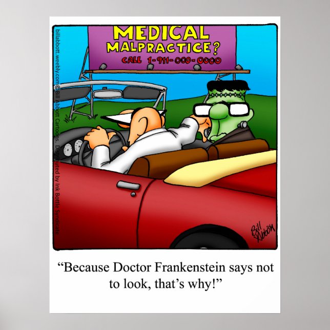 Halloween Humour Poster Gift "Spectickles" (Front)