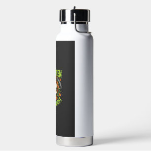 Halloween Hunting Night Skull Scythe Vector Design Water Bottle