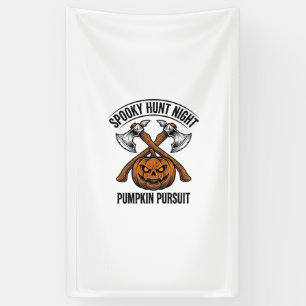 Halloween Hunting Shirt With Pumpkin Axes_1 Banner