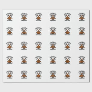 Halloween Hunting Shirt With Pumpkin Axes_1 Wrapping Paper
