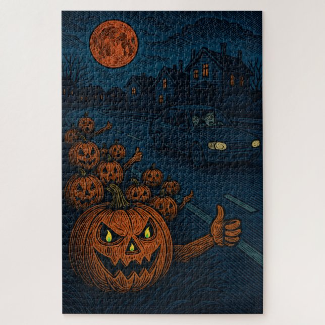 Halloween hunting you jigsaw puzzle (Vertical)