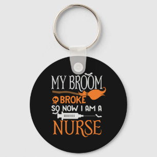 Halloween I Am A Nurse Birthday Key Ring