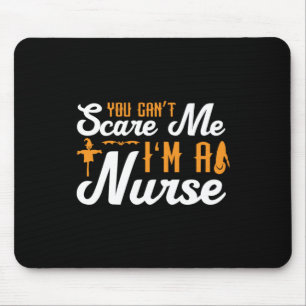 Halloween I Am A Nurse Birthday Mouse Mat