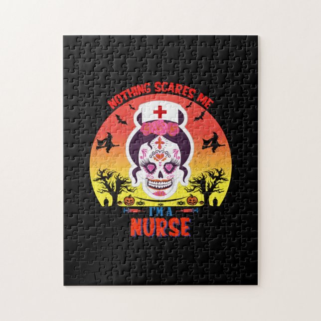 Halloween I Am A Nurse Jigsaw Puzzle (Vertical)