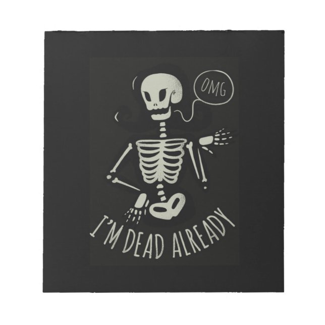 Halloween I Am Already Notepad (Front)