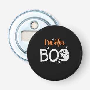 Halloween I Am Her Boos Birthday Bottle Opener