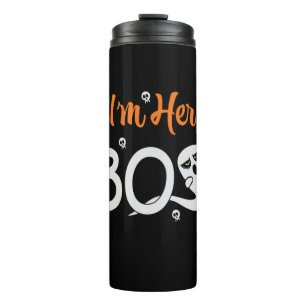 Halloween I Am Her Boos Birthday Thermal Tumbler