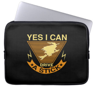 Halloween I Can Drive A Stick Birthday Laptop Sleeve