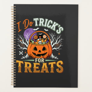 Halloween I Do Tricks for Treats Pumpkin Planner
