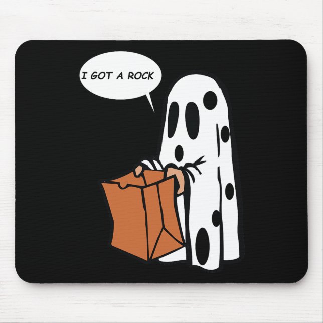 Halloween I Got A Rock Ghost  Mouse Mat (Front)