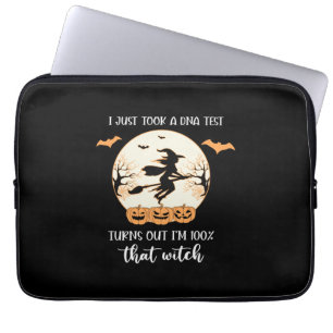 Halloween I Just Took A DNA Test Birthday Laptop Sleeve