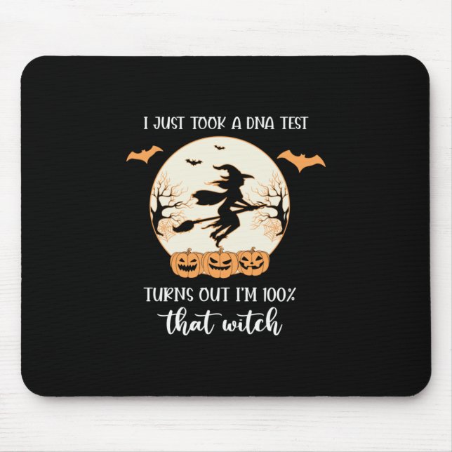 Halloween I Just Took A DNA Test Birthday Mouse Mat (Front)