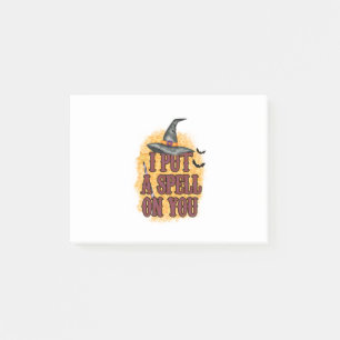 Halloween I Put A Spell On You Birthday Post-it Notes