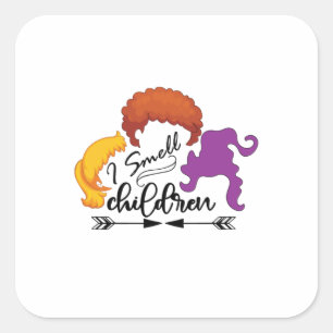 Halloween I Smell Children Birthday Square Sticker
