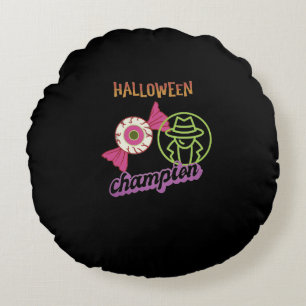 Halloween I Spy Champion Round Cushion