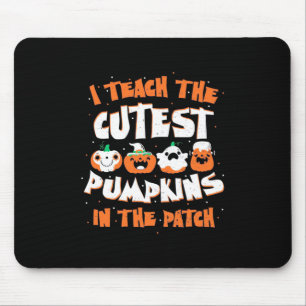 Halloween I Teach The Cutest Pumpkin Mouse Mat