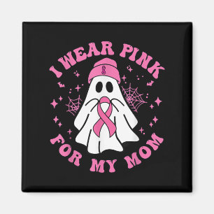 Halloween I Wear Nk For My Mom Breast Cancer Kid W Magnet