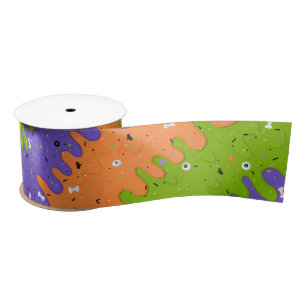 Halloween Ice Cream Satin Ribbon