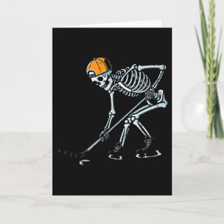 Halloween Ice Hockey Skeleton Costume Boys Kids Yo Card