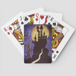 Halloween Illustartion bats Classic Playing Cards