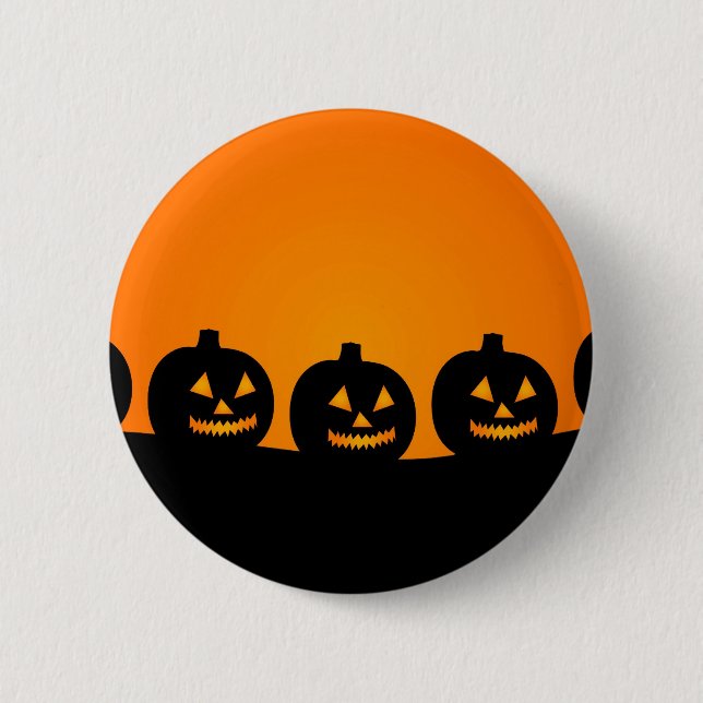 Halloween Illustration 6 Cm Round Badge (Front)