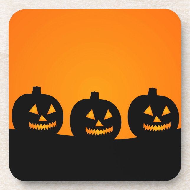 Halloween Illustration Coaster (Front)