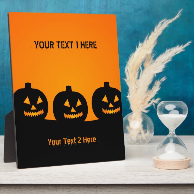 Halloween Illustration Plaque (Side)