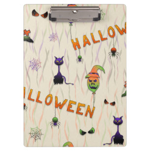 Halloween Illustrations Clipboard