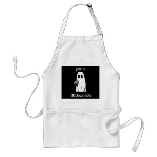 halloween i'm booing you standard apron