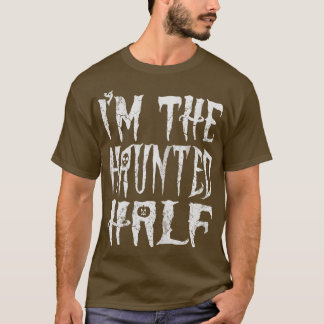 Halloween Im The Haunted Half Couples Costume T-Shirt