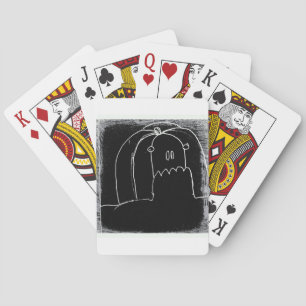halloween in black parade yaie playing cards