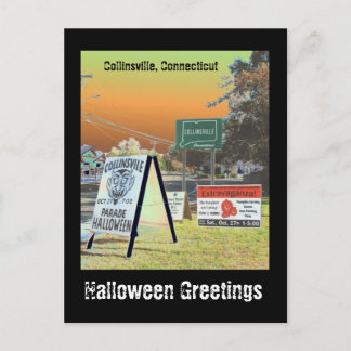 Halloween in Collinsville Postcard