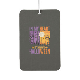 Halloween In My Heart Spooky Cemetery Car Air Freshener