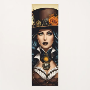 Halloween in the steampunk style yoga mat
