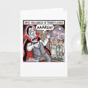 Halloween in Transylvania Card