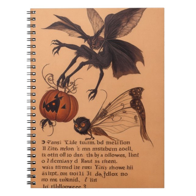 Halloween Incantations Notebook (Front)