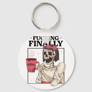 Halloween Ing Finally Bridesmaid Skeleton Bachelor Key Ring