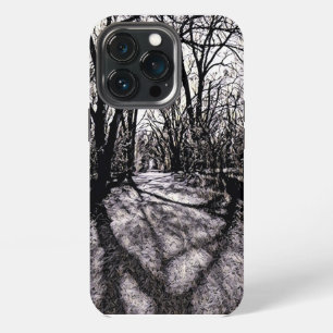 Halloween Inspired Black and White Phone Case