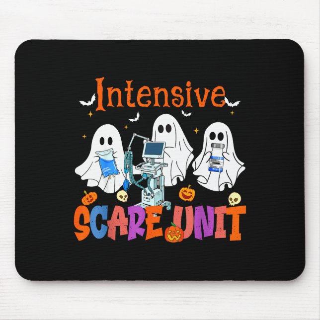 Halloween Intensive Care E Unit Ghost Nurse Icu Nu Mouse Mat (Front)