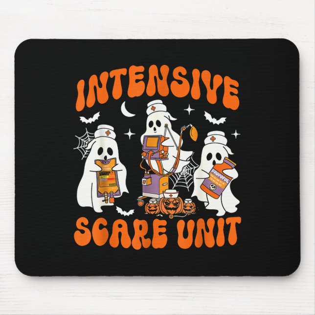 Halloween Intensive Care E Unit Ghost Nurse Icu Nu Mouse Mat (Front)