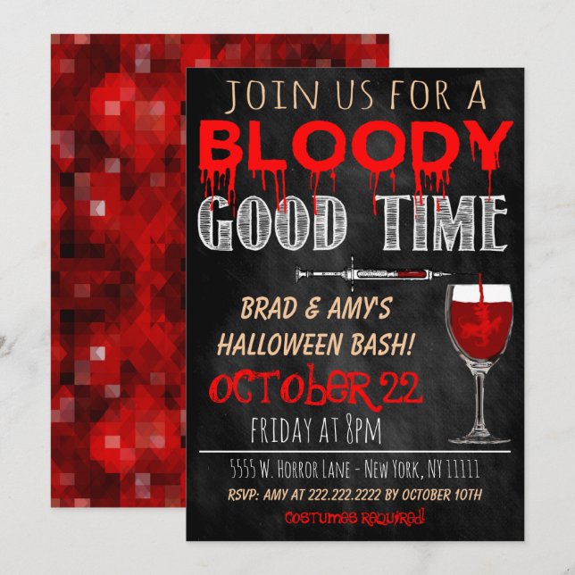 Halloween Invitation (Front/Back)