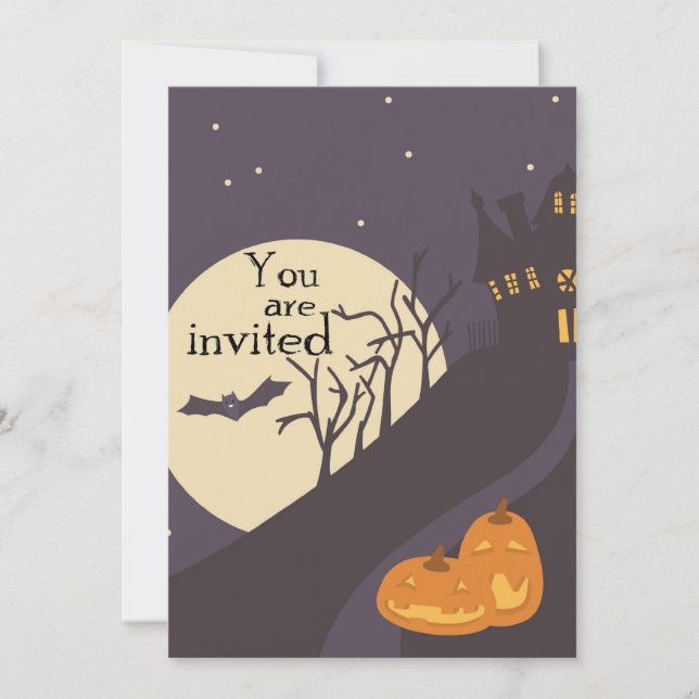 Halloween Invitation (Front)