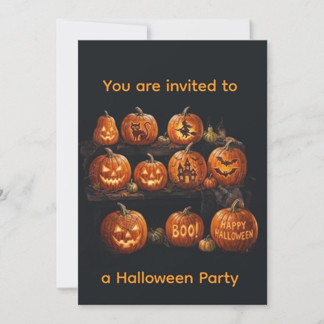 Halloween  invitation (Front)