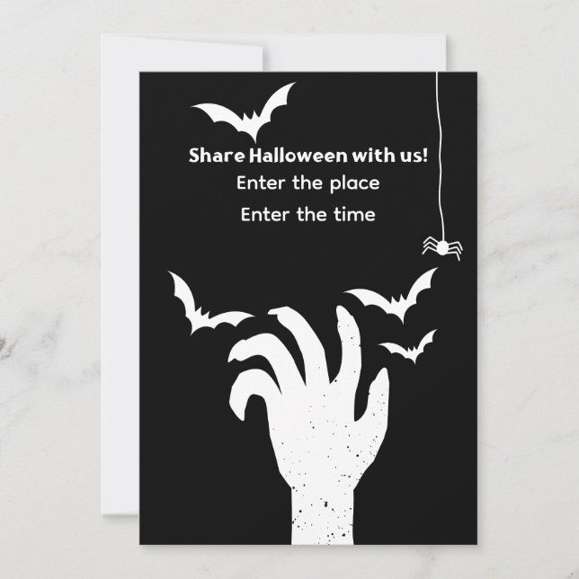 Halloween invitation (Front)