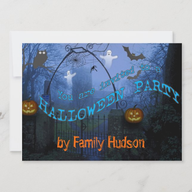 Halloween invitation (Front)
