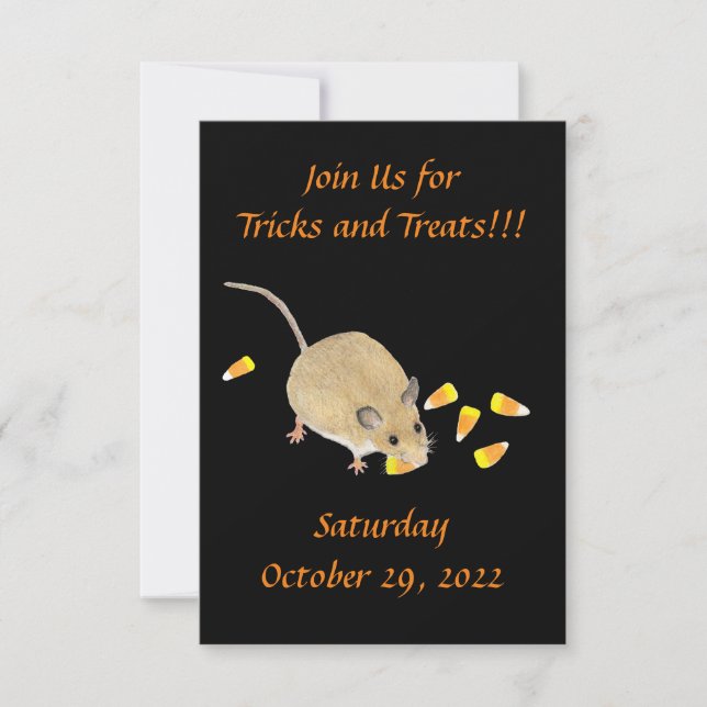 Halloween Invitation (Front)