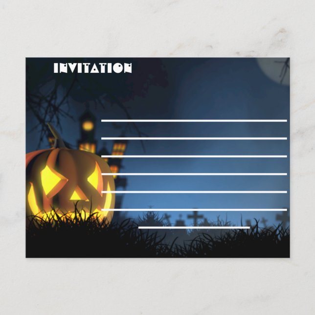 halloween invitation (Front)